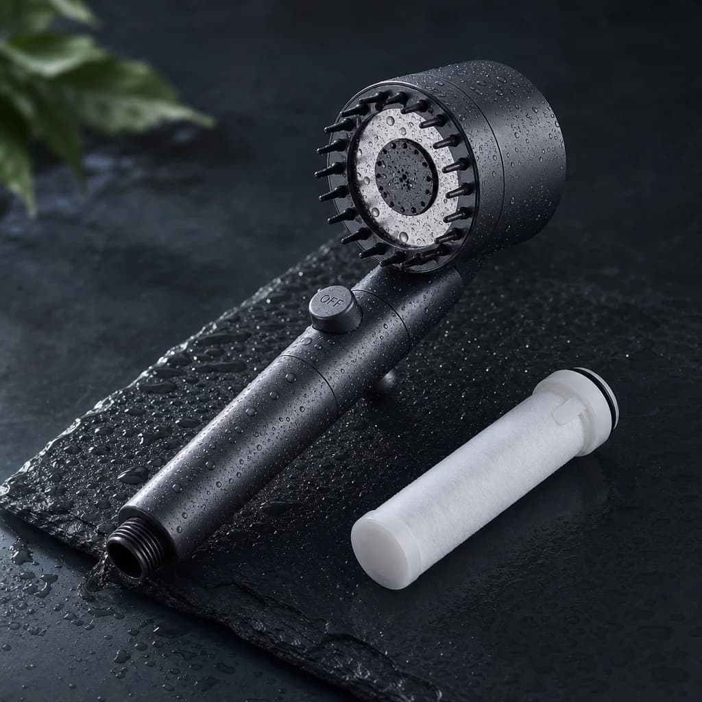 Filtered Showerhead filter housing detail